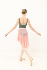 High-Low Mesh Skirt